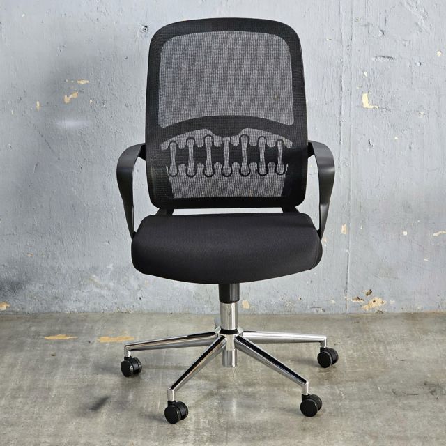 Ghế xoay văn phòng lưng lưới nệm bọc vải GAK824