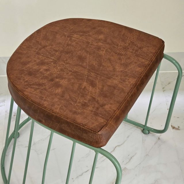 Ghê trang điểm bọc da khung chân sắt GTD016