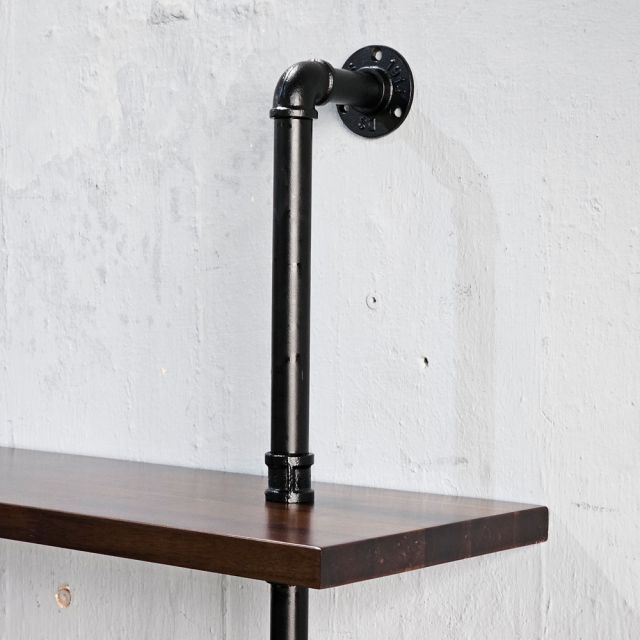 Kệ ống nước 5 tầng 140x25x185cm gỗ tràm treo áp tường PPF027