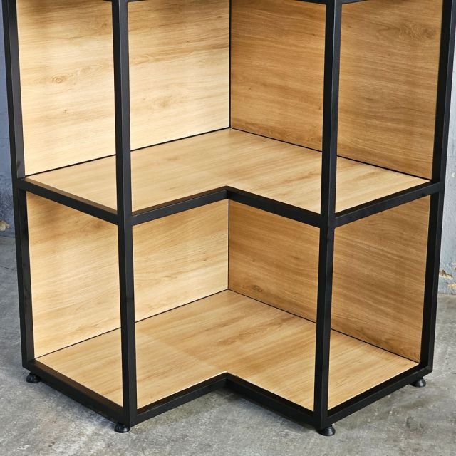Kệ góc tường 4 tầng 60x60x120cm gỗ plywood KGT68055
