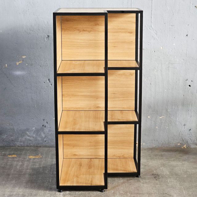 Kệ góc tường 4 tầng 60x60x120cm gỗ plywood KGT68055