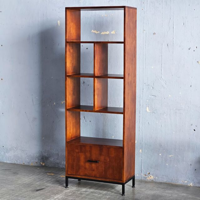 Kệ trang trí 60x30x170cm gỗ cao su KTT68061