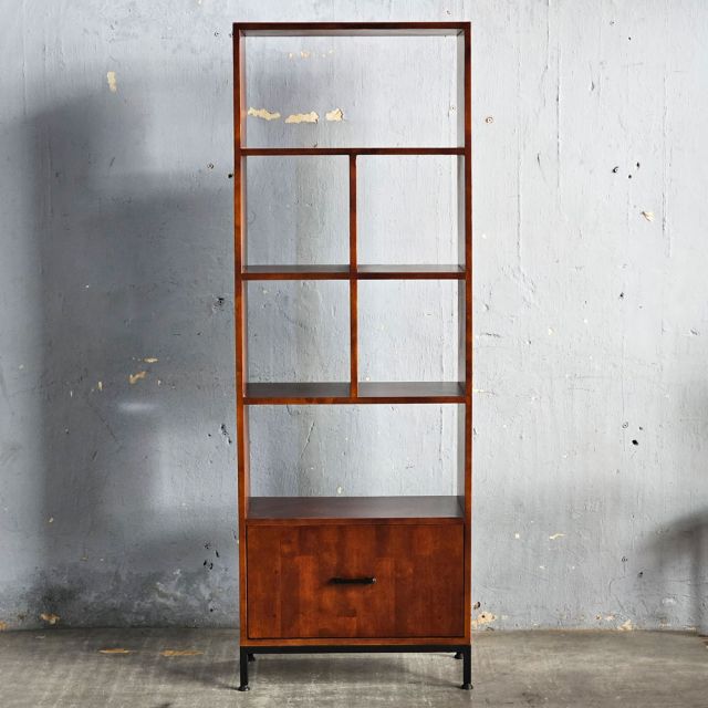 Kệ trang trí 60x30x170cm gỗ cao su KTT68061