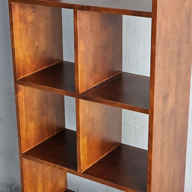 Kệ trang trí 60x30x170cm gỗ cao su KTT68061