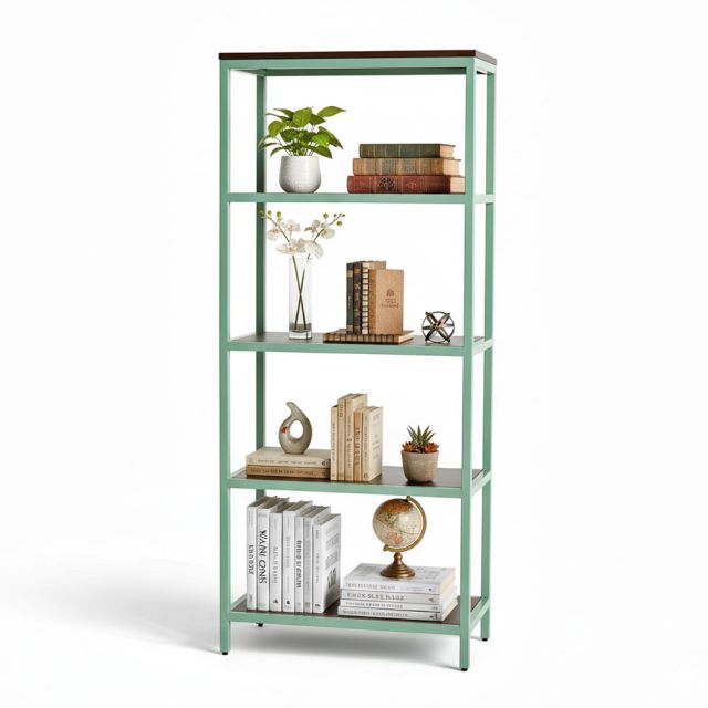 Kệ trang trí 5 tầng 70x40x170cm gỗ cao su KTT68058