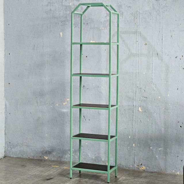 Kệ trang trí 46x28x180cm gỗ cao su KTT68059