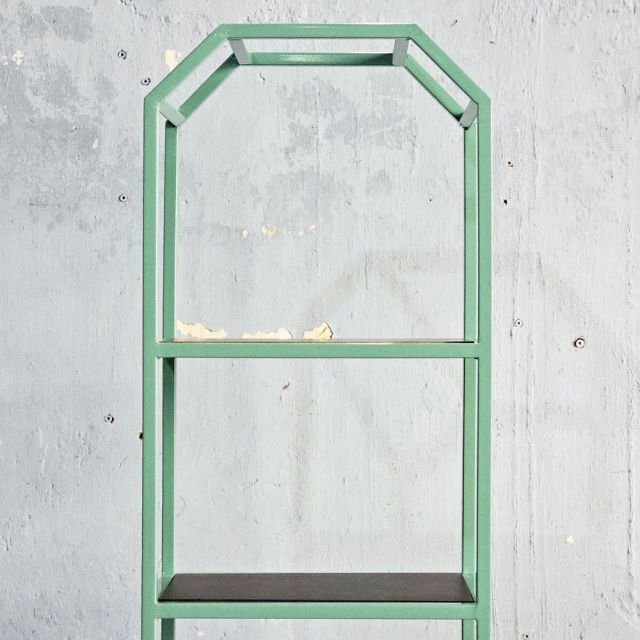 Kệ trang trí 46x28x180cm gỗ cao su KTT68059