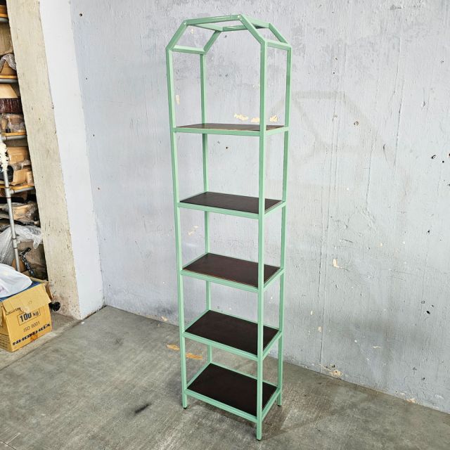 Kệ trang trí 46x28x180cm gỗ cao su KTT68059