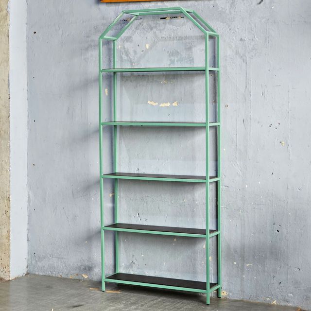 Kệ trang trí 93x25x220cm gỗ cao su KTT68060