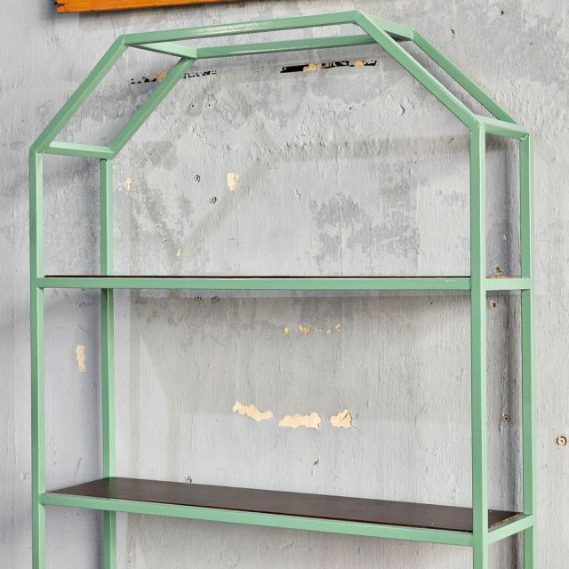 Kệ trang trí 93x25x220cm gỗ cao su KTT68060