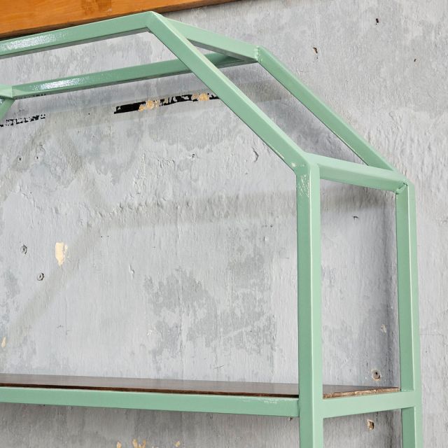 Kệ trang trí 93x25x220cm gỗ cao su KTT68060