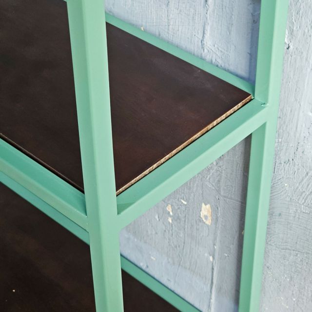 Kệ trang trí 93x25x220cm gỗ cao su KTT68060