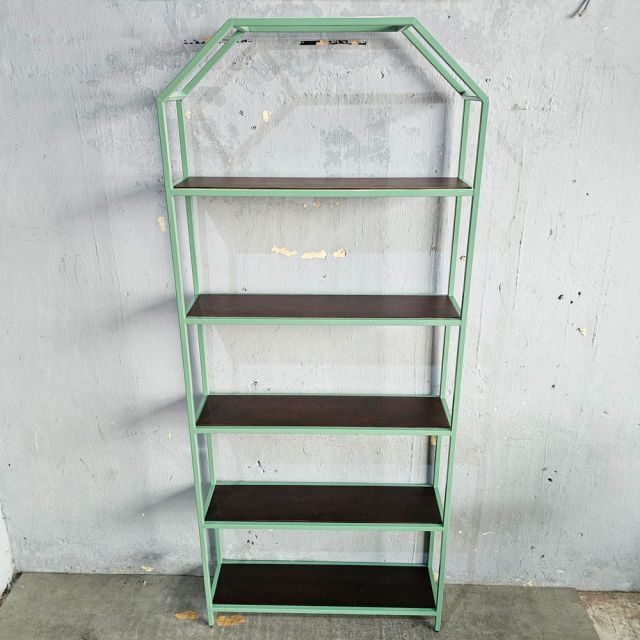 Kệ trang trí 93x25x220cm gỗ cao su KTT68060