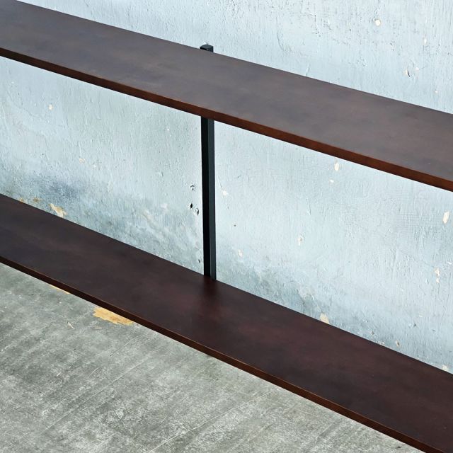 Kệ trang trí sau lưng sofa 200x30x70cm gỗ cao su KLSF001