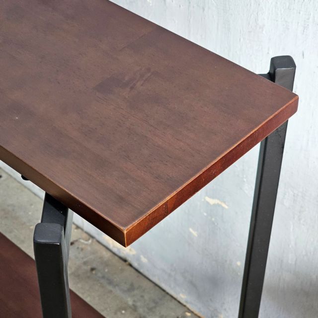 Kệ trang trí sau lưng sofa 200x30x70cm gỗ cao su KLSF001