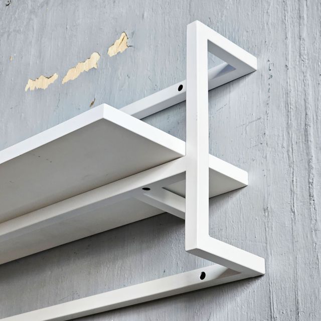 Kệ treo tường 75x25x30cm gỗ cao su KS68360