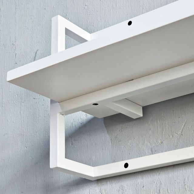 Kệ treo tường 75x25x30cm gỗ cao su KS68360