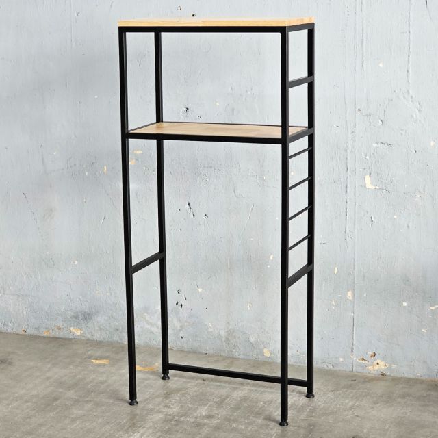 Kệ tủ lạnh 58x30x132cm gỗ cao su KTLA006