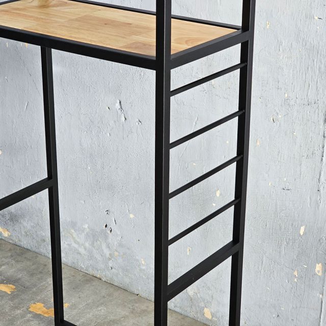 Kệ tủ lạnh 58x30x132cm gỗ cao su KTLA006