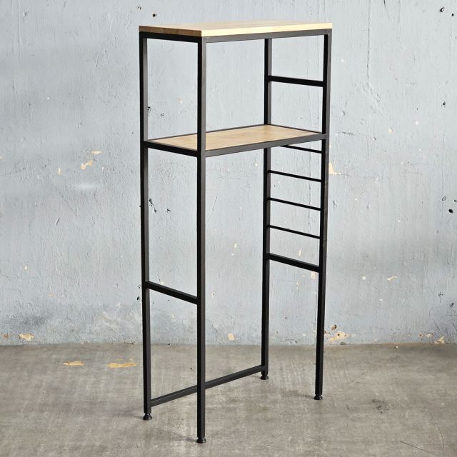 Kệ tủ lạnh 58x30x132cm gỗ cao su KTLA006