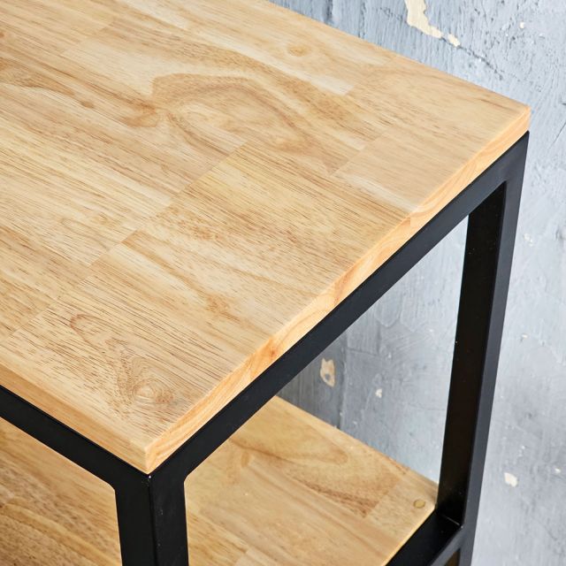 Kệ để lò vi sóng 90x35x81cm gỗ cao su KVS68018