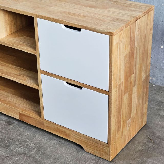 Kệ tủ TV 170x40x81cm gỗ cao su KTV68130