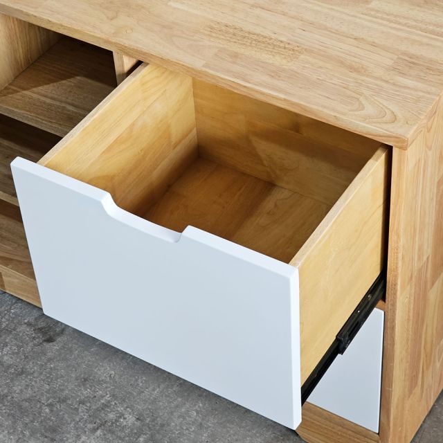 Kệ tủ TV 170x40x81cm gỗ cao su KTV68130