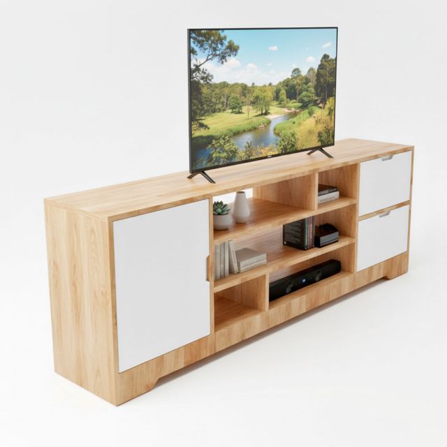 Kệ TV 170x40x60cm gỗ cao su KTV68126