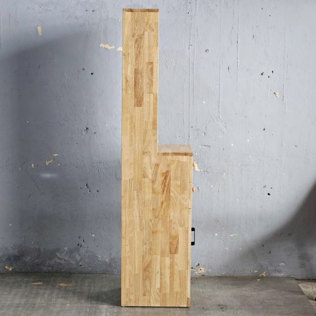 Tủ lưu trữ nước hoa TINY 40X40X170cm gỗ cao su TBTL003