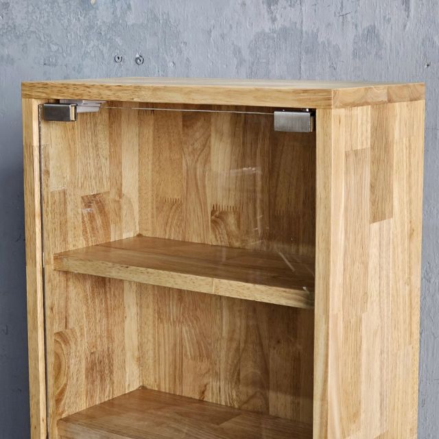 Tủ lưu trữ nước hoa TINY 40X40X170cm gỗ cao su TBTL003