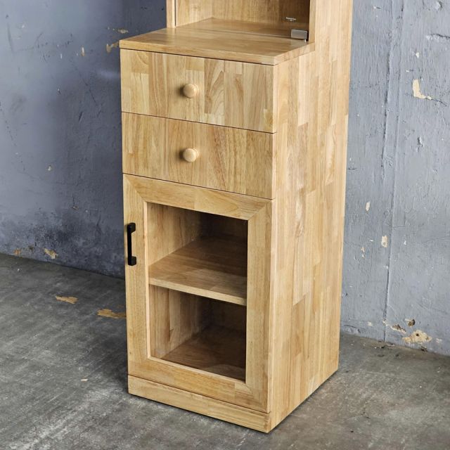 Tủ lưu trữ nước hoa TINY 40X40X170cm gỗ cao su TBTL003