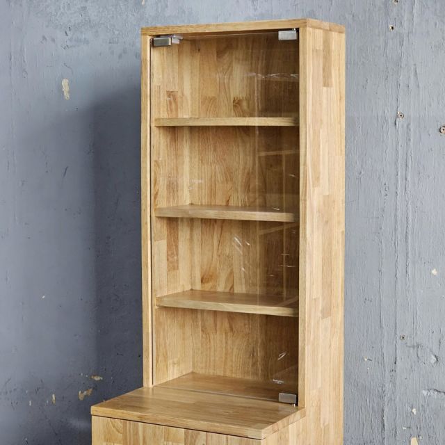 Tủ lưu trữ nước hoa TINY 40X40X170cm gỗ cao su TBTL003