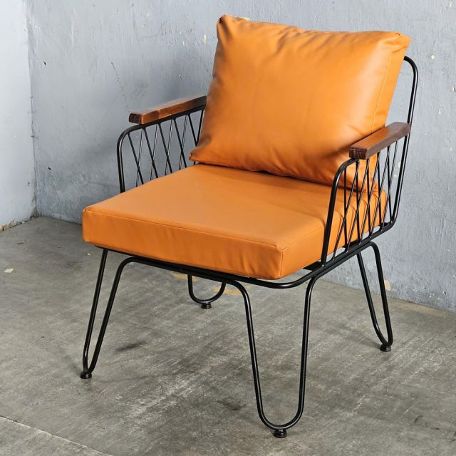 Ghế sofa đơn Fi12 nệm bọc da Si GSD68116