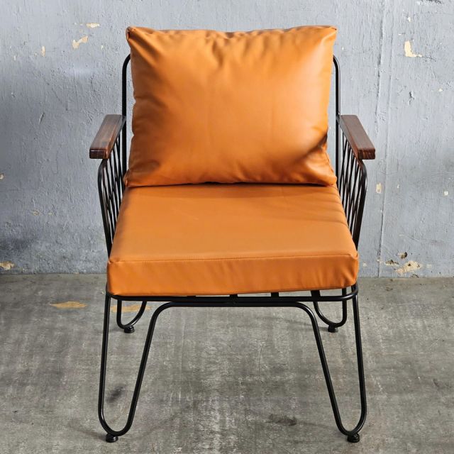 Ghế sofa đơn Fi12 nệm bọc da Si GSD68116