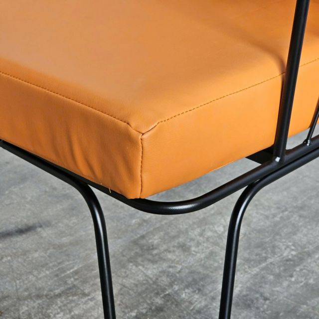 Ghế sofa đơn Fi12 nệm bọc da Si GSD68116