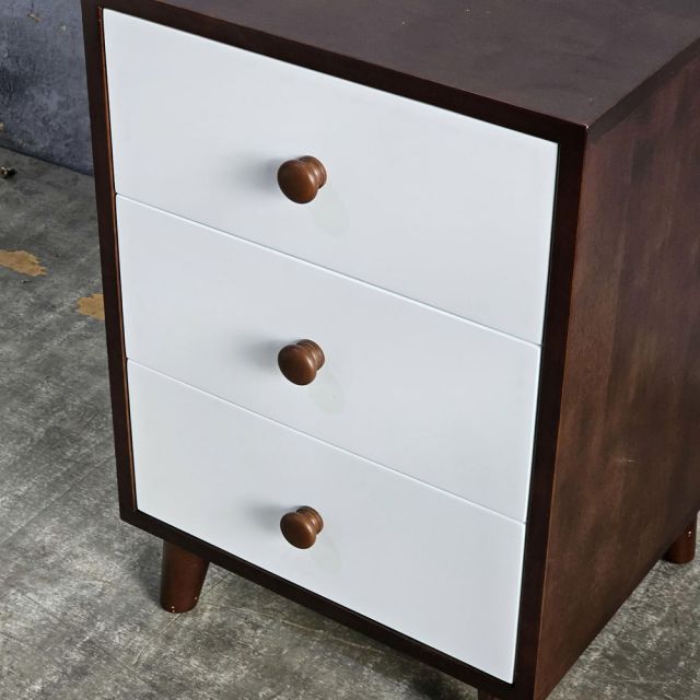 Tủ đầu giường 42x40x62cm gỗ cao su TDG68071