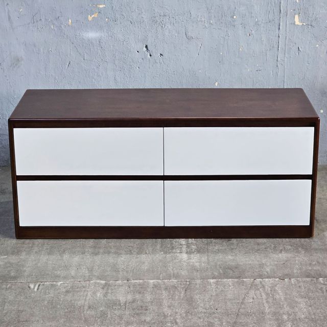 Tủ đồ có ngăn giấu tiền 120x45x50cm gỗ cao su TCN68089