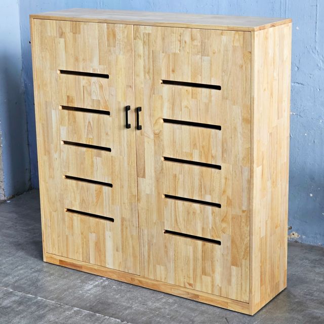 Tủ giày dép 120x35x126cm gỗ cao su KG68112