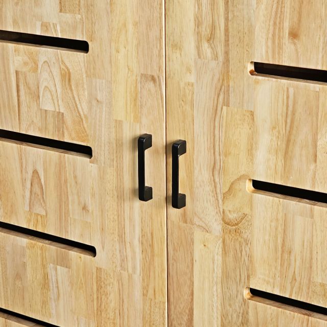 Tủ giày dép 120x35x126cm gỗ cao su KG68112