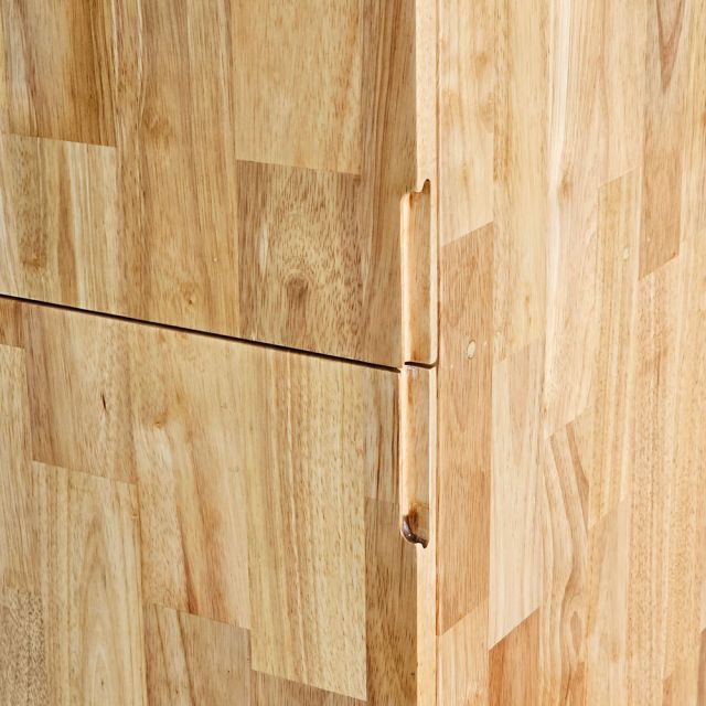 Tủ locker văn phòng 220x45x223cm gỗ cao su THSL012