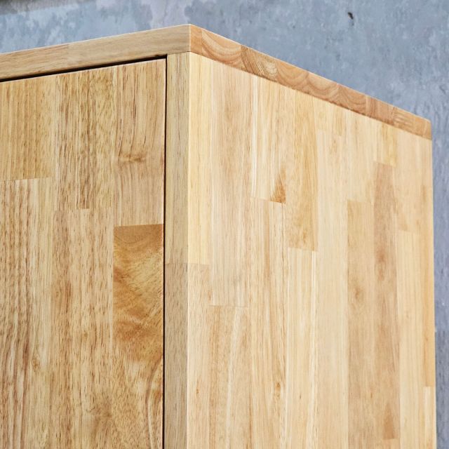 Tủ lưu trữ 85x40x202cm gỗ cao su TDBN003