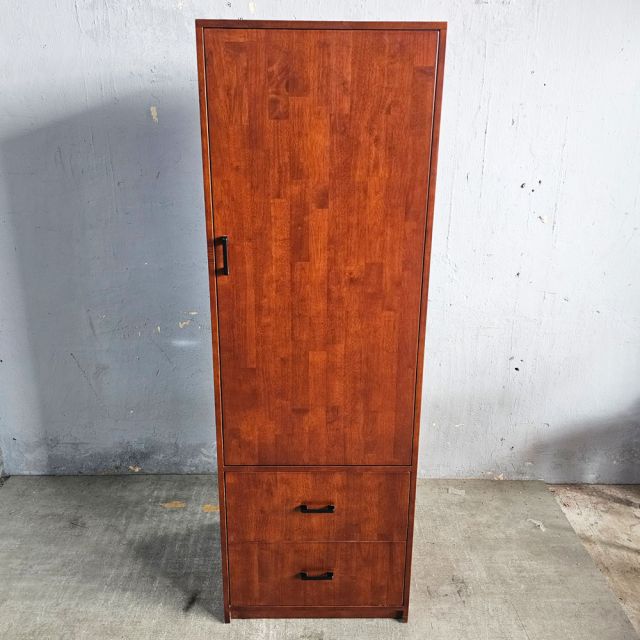 Tủ quần áo nhỏ 60x55x180cm gỗ cao su TQA68084