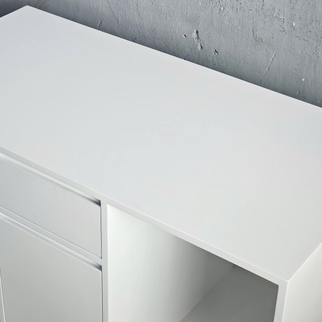 Tủ trang trí nhiều hộc 120x60x62cm gỗ cao su KTB68254