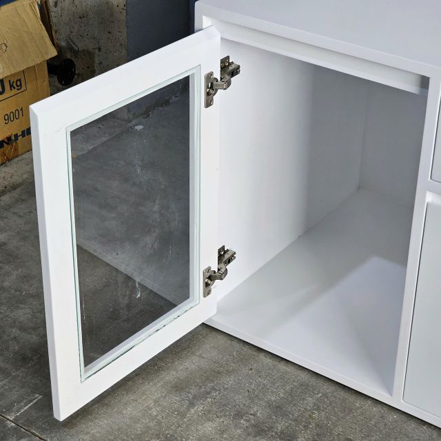 Tủ trang trí nhiều hộc 120x60x62cm gỗ cao su KTB68254