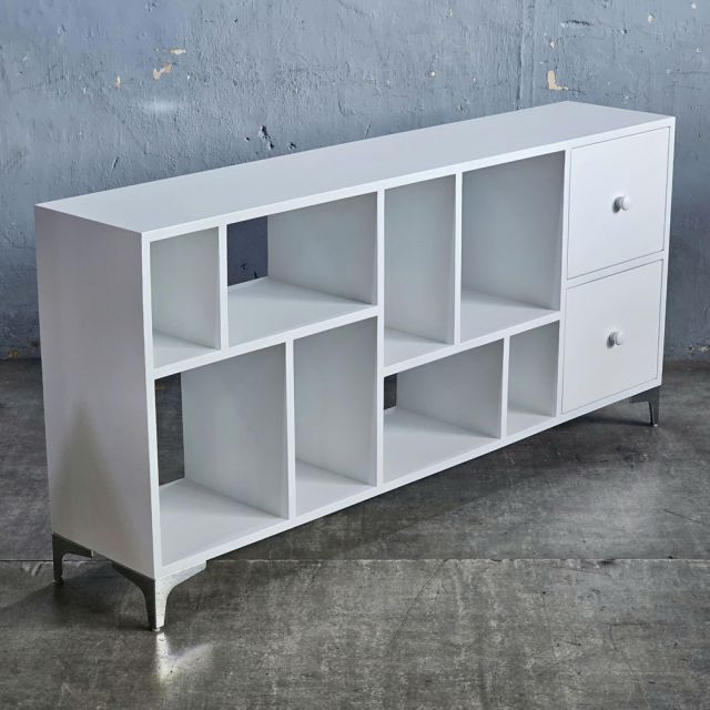 Kệ trang trí FUZZE 150x30x72cm gỗ cao su KTT68062