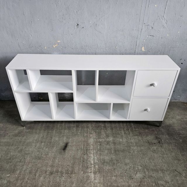 Kệ trang trí FUZZE 150x30x72cm gỗ cao su KTT68062