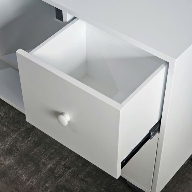 Kệ trang trí FUZZE 150x30x72cm gỗ cao su KTT68062