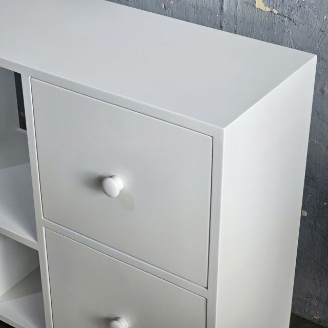 Kệ trang trí FUZZE 150x30x72cm gỗ cao su KTT68062