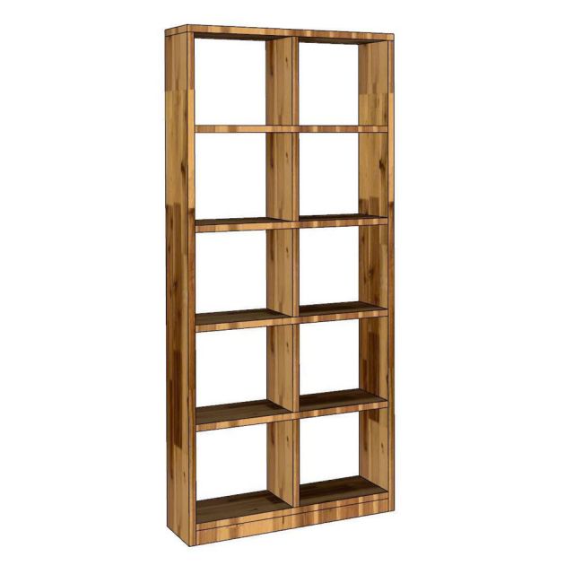 Kệ sách 5 tầng 80x25x180cm gỗ tràm KS68362