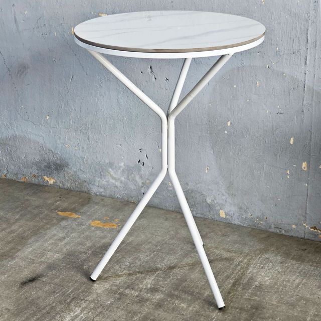 Bàn bar 60x60x89cm mặt ceramic chân sắt BB046